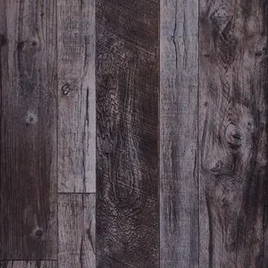 Grey Wood Shiplap Peel & Stick Wallpaper (17.71" × 236") | Extra-Long Self-Adhesive Wood Plank Contact Paper for Cabinets & Walls