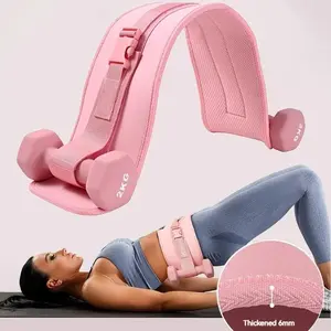 Soft Padded Hip Thrust Training Belt, Adjustable Fitness Booty Strap, Strong Load-bearing Design, Ideal Home Gym Equipment for Effective Hip & Glute Workout-MM1