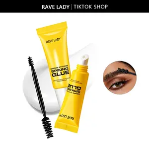 RAVE LADY Eyebrow Styling Gel - 1 pcs Alcohol-Free, Waterproof, Sweatproof, Long-Lasting Film-Forming Tattoo Tint, Medium Coverage for All Skin Types (Black or Brown Shades) - Beauty Makeup Cosmetic