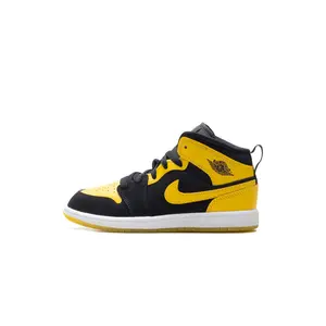 Jordan 1 Mid PS "Black Varsity Maize White" HJ5942 071