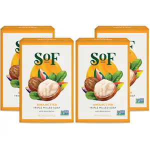 South Of France Shea Butter Triple Milled Soap with Shea Butter (6 oz) - 4 PACK