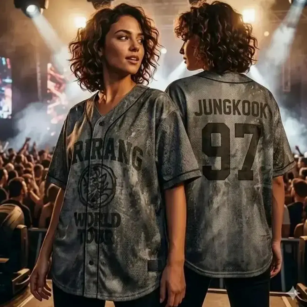 Unisex Sporty Chic Camo Baseball Jersey, Lightweight Button-Up Streetwear Shirt for Concerts & Casual Wear, Relaxed Fit