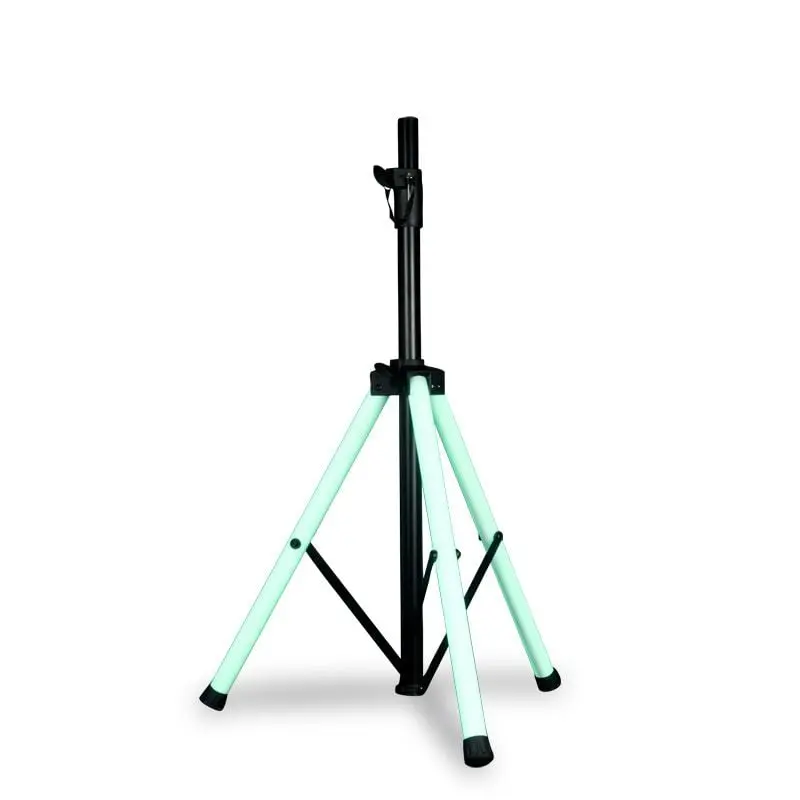 ADJ Steel Adjustable Portable Color LED Speaker Stand with IR Remote Control