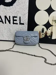 Pre-owned GUCCI Marmont Mini Chain Bag Code 3075