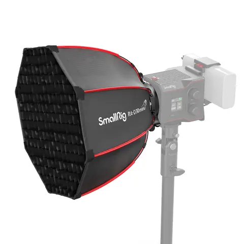 SMALLRIG Mini Parabolic Softbox with Honeycomb Grid RA-D30 (23cm Fold Pack, 29cm, 290g) - Quick Release Camera & Lighting Accessories, Portable Setup, Soft COB Diffusion for RC 60B COB LED Video Light, Photo Lighting Gear with Carrying Bag - 4358