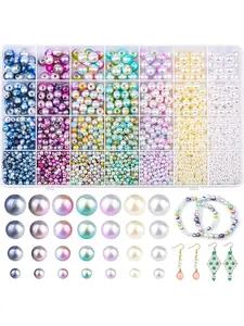 Handmade Jewelry Making Kit, Ideal for Bracelets, Necklaces, Keychains, Craft Accessories, Fashion Gift Set, All Seasons Casual Style