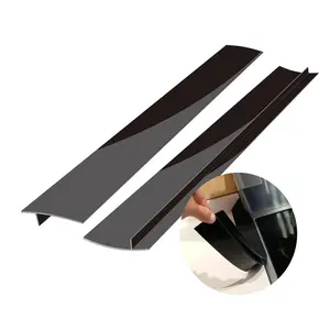 Silicone Stove Counter Gap Cover 21 Inch, Easy Clean Gap Filler, Seals Spills Between Kitchen Counters, Appliances, Stovetop, Oven, Washer, Durable