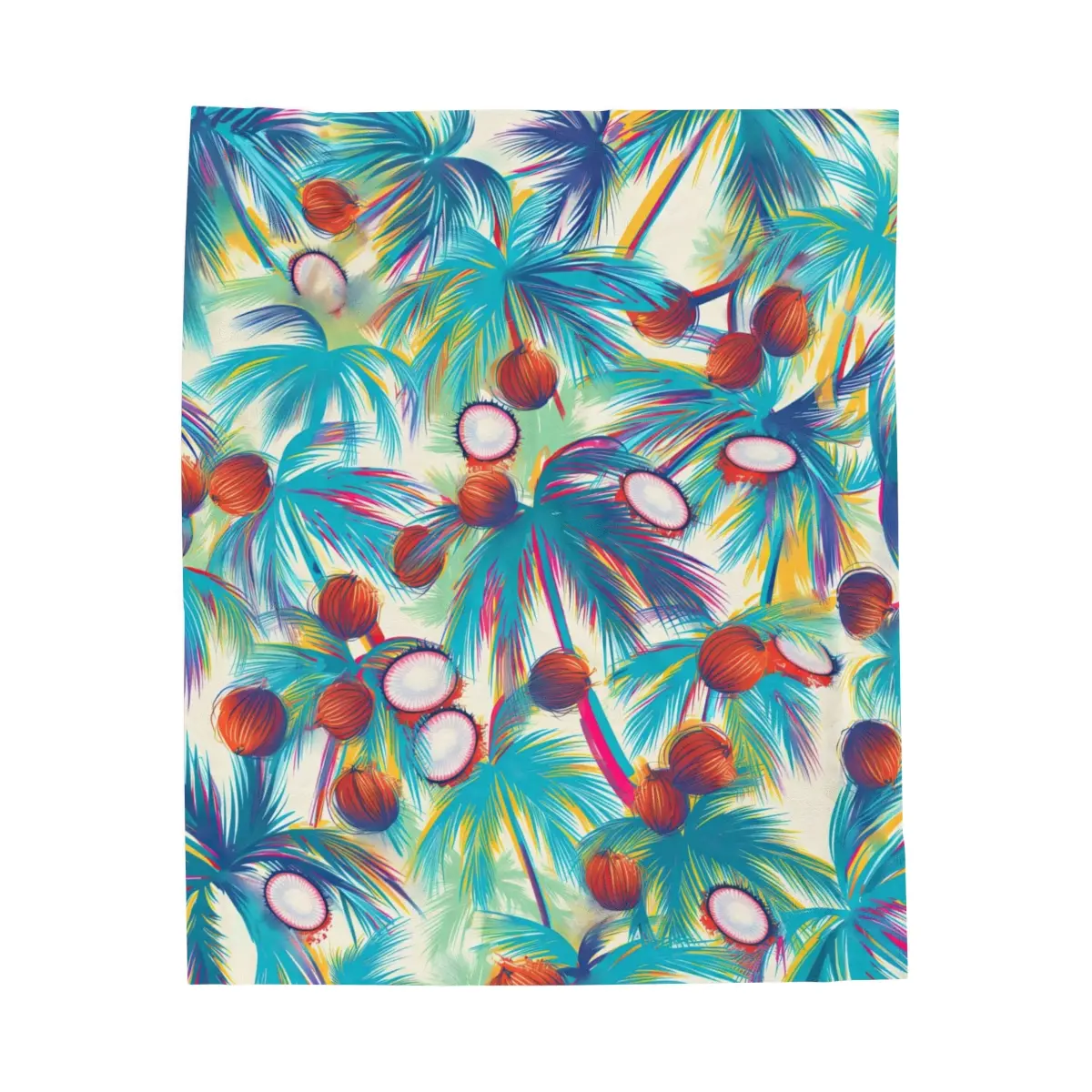 "Project Coconut" Velveteen Plush Blanket