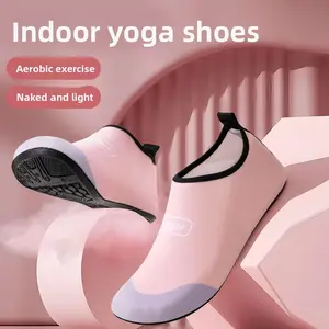 Breathable Slip On Fitness Shoes For Indoor Workouts Yoga Pilates Anti Slip Sole Lightweight Home Gym Shoes