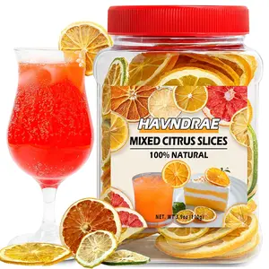 70+ Mixed Dried Citrus Slices – 4 Varieties of Dehydrated Citrus Including Dried Orange, Lemon, Lime & Grapefruit – For Cocktail Garnishing, Wreaths, Tea & Cakes