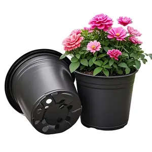 30-Pack 6-Inch Plant Seedling Trays, Plastic Seed Starter Pots with Drainage Holes, Ideal for Indoor/outdoor Gardening, Flower Growing, Seed Germination