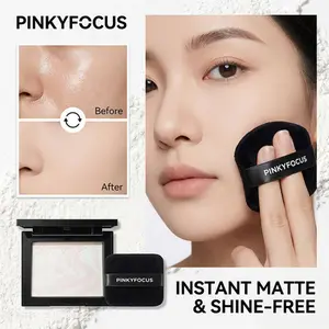 Large Capacity Oil Control Setting Powder, Waterproof Sweatproof Long-Lasting Makeup, Soft Matte Finish, Suitable for All Skin Types, Cosmetic