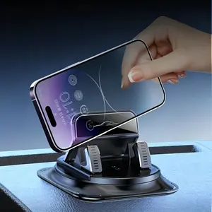2026 Car Phone Holder 360 Degree Rotation, Suitablefor Car Navigation In-car Dashboard, Horizontaland Vertica Screen Adjustment Angle,Suctioncup Fixed Non-slip Mobile Phone Holdersuitable for iPhone and Android