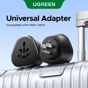 UGREEN US Plug Travel Adapter, EU/UK/AU/JP/CN/NZ/PH to US (Type B), International to US Pin Converter, Power Outlet Charger, 200+ Countries Compatibility, 1 Pack summerwins
