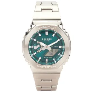 G-Shock GM2110 Series Watch in Silver & Green