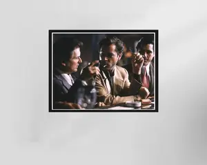 KHUBAWORLDWIDEASSOCIATION Goodfellas Movie Poster, Goodfellas Print, Black and White, Retro Poster