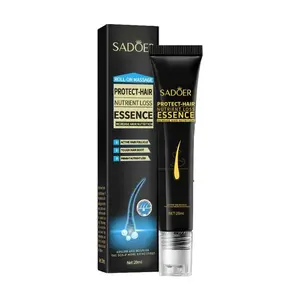 SADOER Hair Care Massage Essence Roll on for Thicker Hair in 15 Days - Nutrient Loss Protection & Active Follicle Care for Men & Women - Haircare