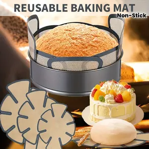 Silicone Bread Pan Liner | Non-Stick, Reusable, Heat-Resistant with Safety Edge Handles, Easy to Clean | Suitable for Various Cakes, Desserts, Breads | Ideal for Christmas, Birthdays, Valentine'S Day