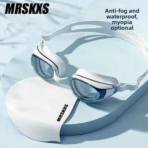 High definition anti-fog swimming goggles adult myopia with degree swimming goggles eye diving equipment professional silicone goggles