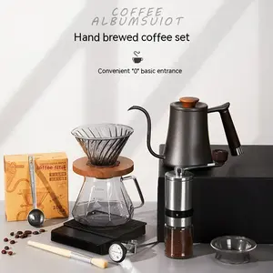 Pour-over Coffee Suit Gift Box Household American Coffee Maker Coffee Pot With Scale Combination french press