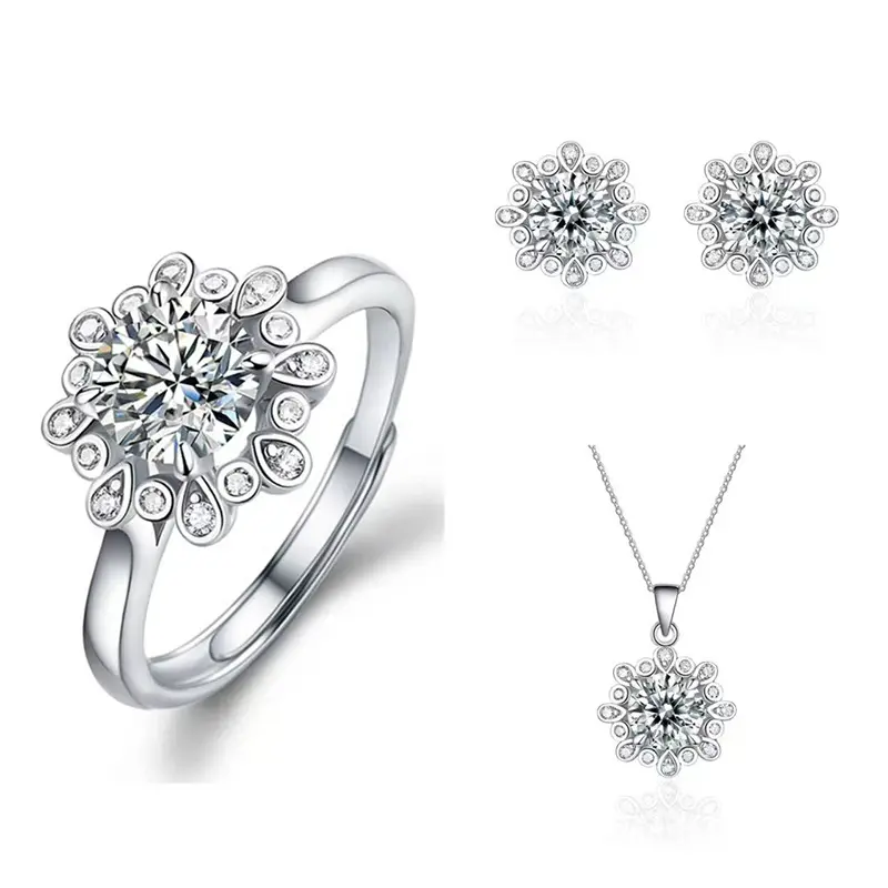 Starry Spots 1 Carat Three Piece Set