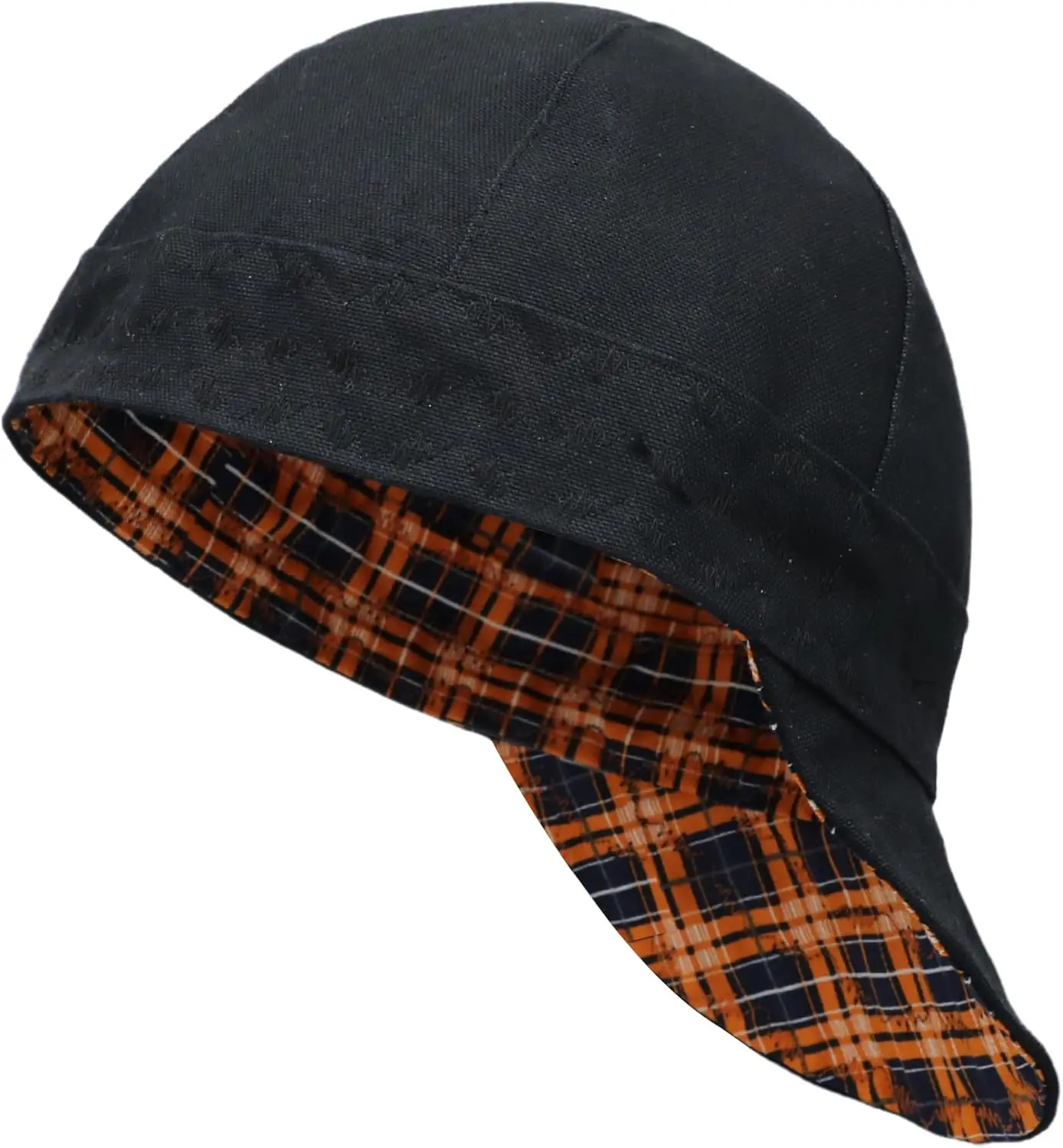Cap HRC2 Resistant 10oz Cotton Canvas| Repellent and Oil Resistant, Reversible, 6 Pannel Welder Caps, Arc & Heat Protection