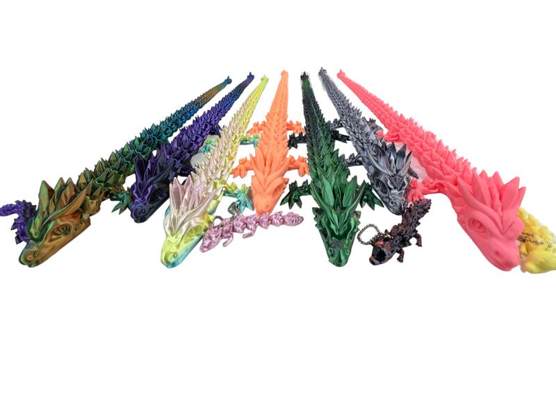 Pink Blaze - Glow in the Dark Dragon Toy and Figurine