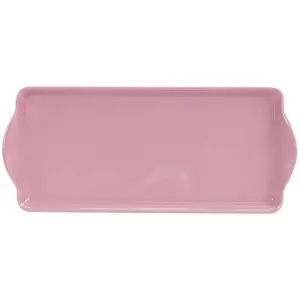 212 MAIN Melamine Plastic Tidbit Tray - BPA-Free, Food-Safe, Lightweight, Stylish, Double-Handled, Multipurpose, Dinnerware, Dishwasher-Safe Tableware, Dog & Cat Litter Pad Organizer