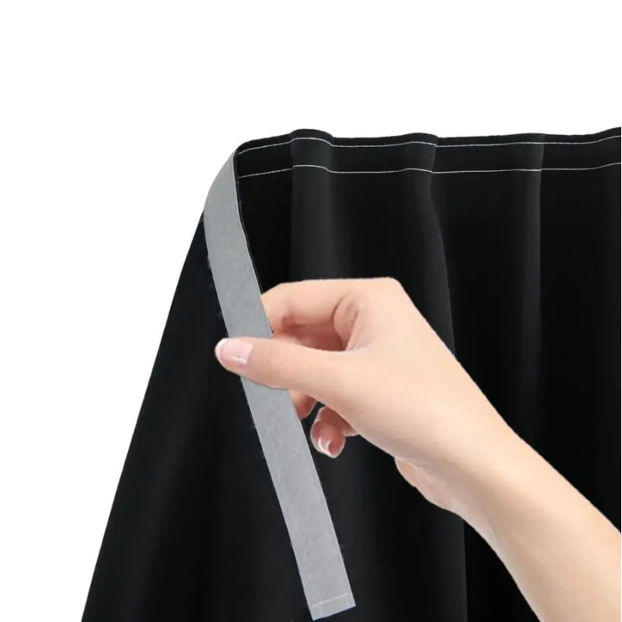 1pc Magic Glue 100% Blackout Curtains, Easy Installation, Enhances Privacy, Perfect for Bedroom & Living Room, Party Essential, Blackout Covers