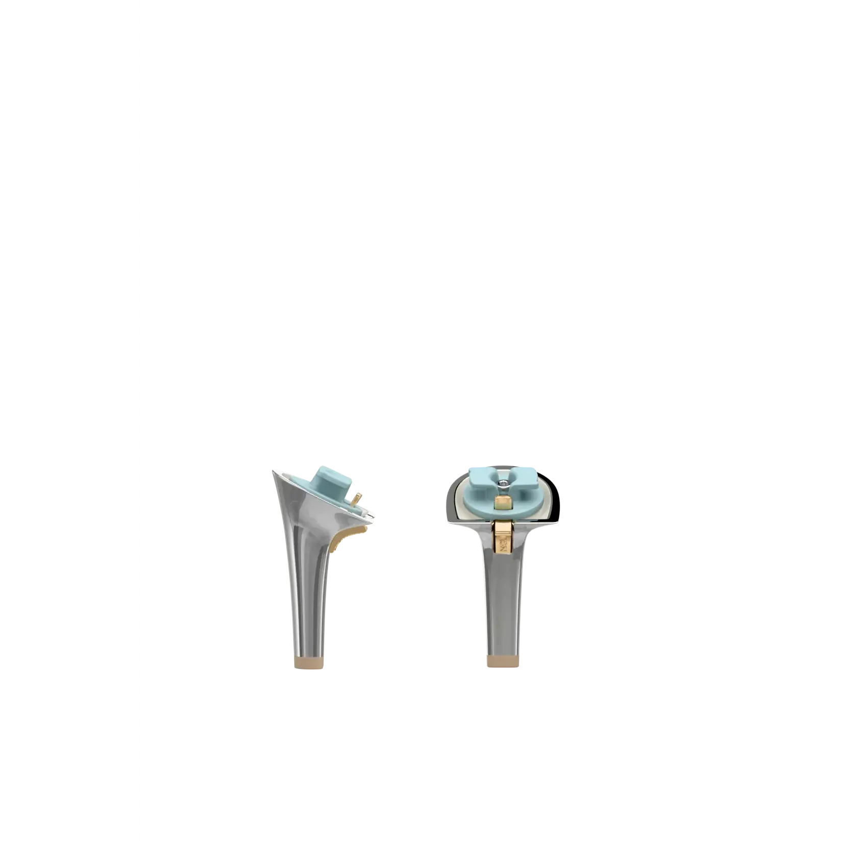 Stiletto Heel Kit 4 Silver Metallic