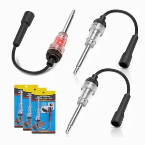 3 PCS Spark Plug Tester Small Engine - Light Inline Spark Plug Tester for Automotive, Lawnmower, Car Engines