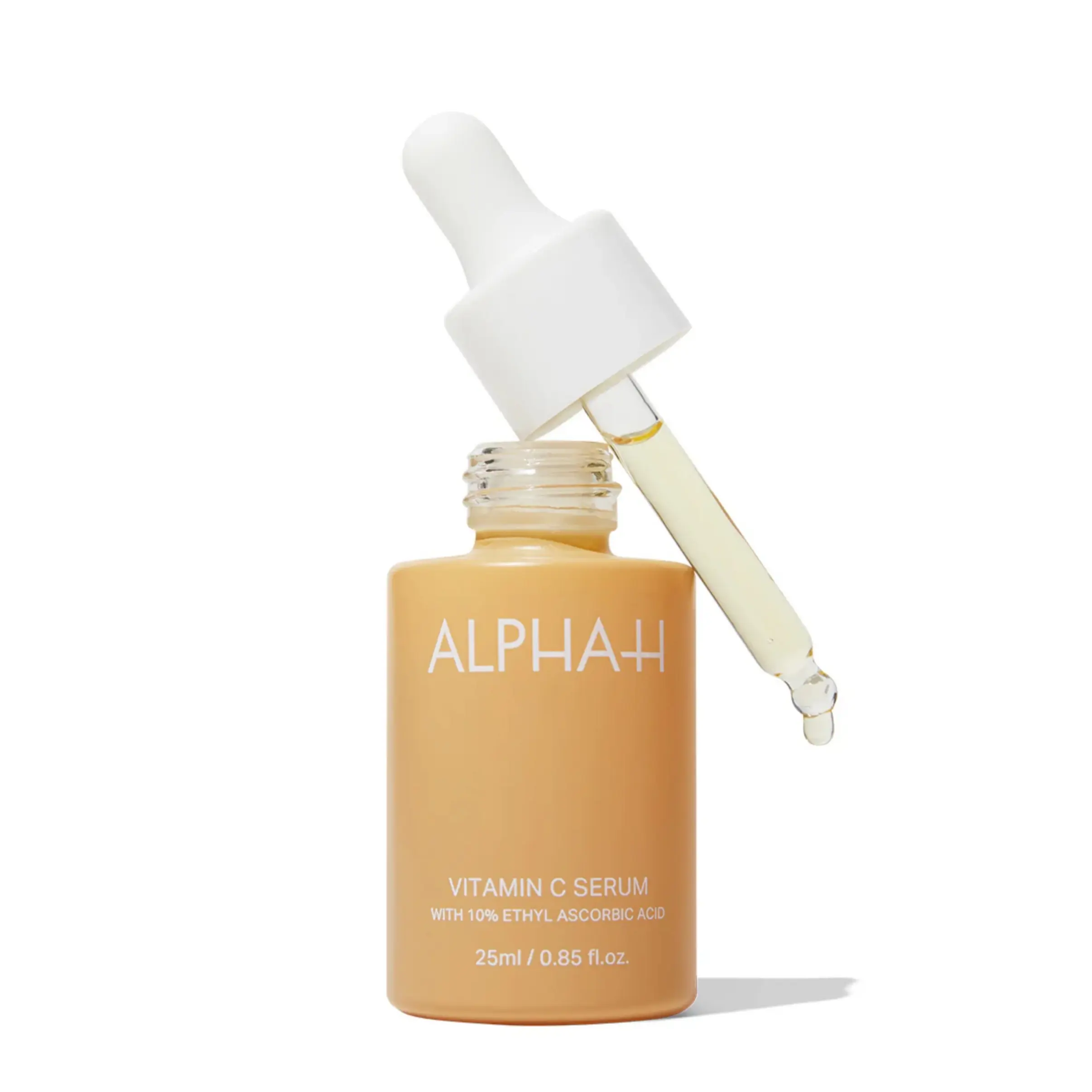 Alpha-H Vitamin C Serum - Ethyl & Hyaluronic Acid Brightener Dark Spot Remover - Daily Dewy Glow Boost for Dull, Uneven Complexion - Smooths Texture - Lightweight Comfort for Dry Skin, Sensitive, Morning Routine, Apply Mornings, Hyperpigmentation Treatmen