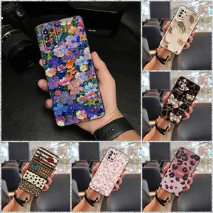 Waterproof Cute Phone Case For Samsung Galaxy F52 5G/SM-E5260 Phone Pouch Soft case TPU Shockproof Cartoon Dirt-resistant Silicone Durable Fashion Design Anti-dust Full wrap