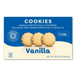 (Pack of 3) Galletas Carlitas - Vanilla Cookies 8.47 oz