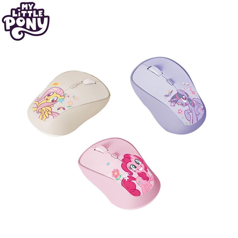 My Little Pony M02 Wireless Mouse Ergonomic Design 2.4 GHz Silent Operation Adjustable DPI Portable Universal Gift for Birthdays Valentine's Day Pink Stickers Slim Mouse TikTokShopHolidayHaul