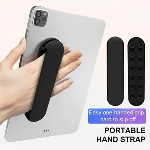 Tablet Single Hand Holder with Silicone Wrist Strap, Anti-Slip Ebook Stand, Comfortable Grip Accessory for Tablets and Ebooks