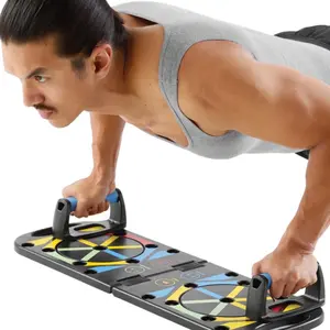 【Upgraded Version】Push-up Board, 1 Set Push-up Training Board, Home Push-up Training Board, Pull bar, Chest Muscle, Abdominal Muscle Training Equipment for Men & Women, push board, Fitness Enthusiasts, Upper Body Strength, Portable Design