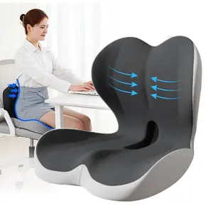 -Non-slip Memory Foam Seat Skin-Friendly Extended Zipper Easy Remove Wash-Ergonomic Back Support& Sciatica Relief For Long Drives,Leg Pain Mesh
