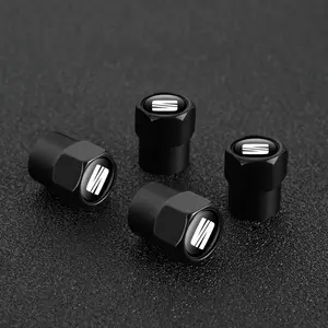 4pcs Metal Emblem Car Wheel Tire Valve Caps, Airdust Protection Covers for Seat Ibiza Leon 300 Ateca Exeo Tarraco Altea, Auto Accessories
