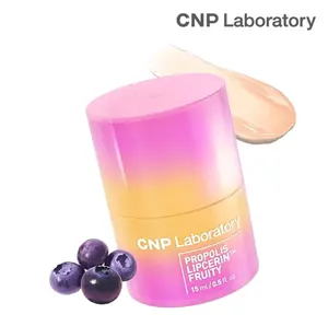 Honey Lip Balm Fruity (Berry Flavor)- Propolis Lipcerin, Overnight Manuka Lip Butter & Balm & Mask, 12hrs Long-lasting Moisture, Gentle Exfoliation, Korean Skin Care, Shea Butter, Deep Nourish & Hydrate, Moisturizing (0.5 fl.oz / 15ml)