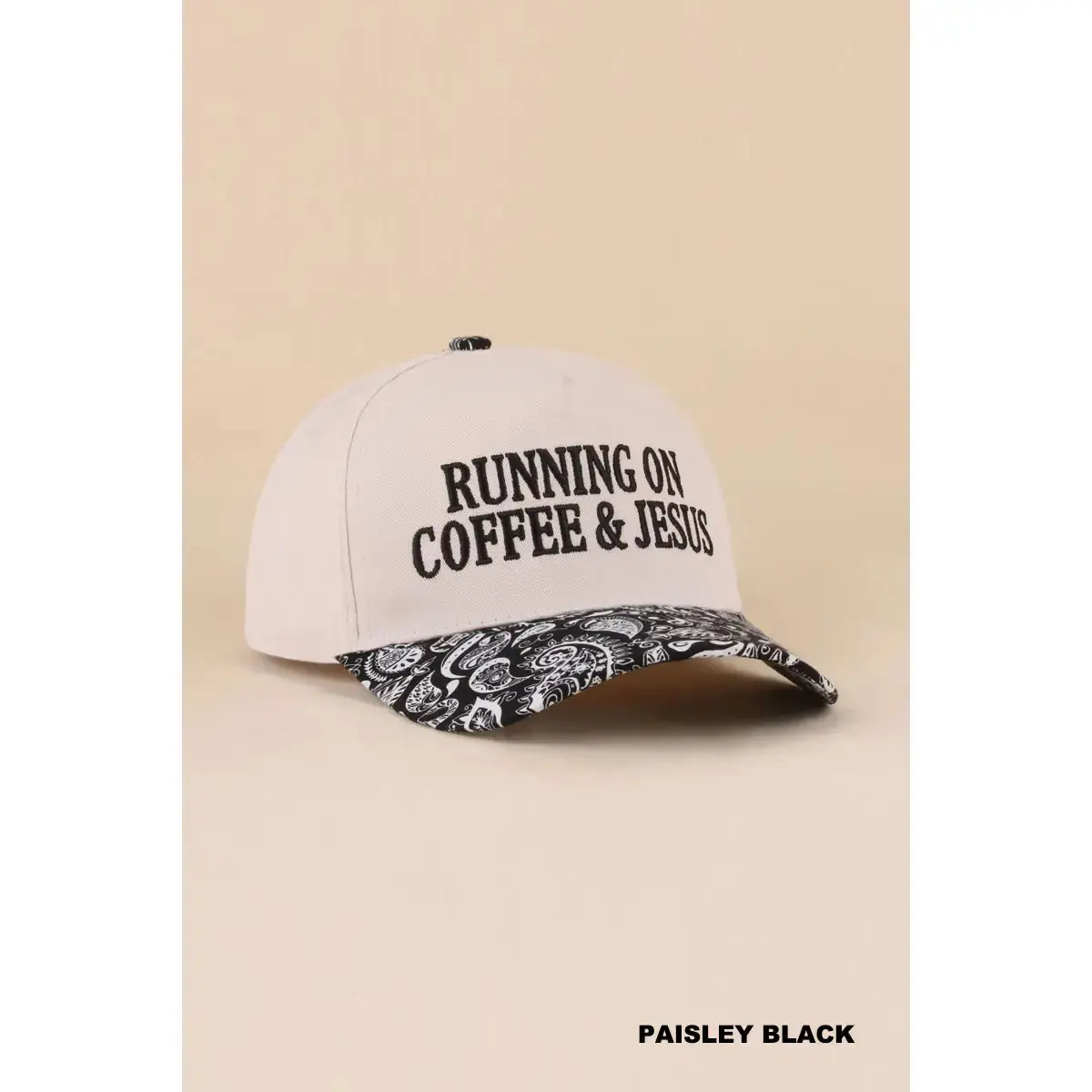 Running on Coffee and Jesus Fashion Accessory Hat