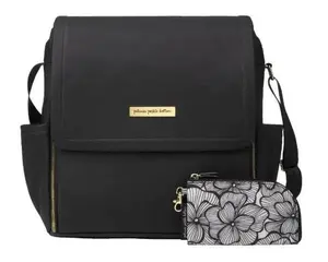 Petunia Pickle Bottom Black Matte Leatherette - Boxy