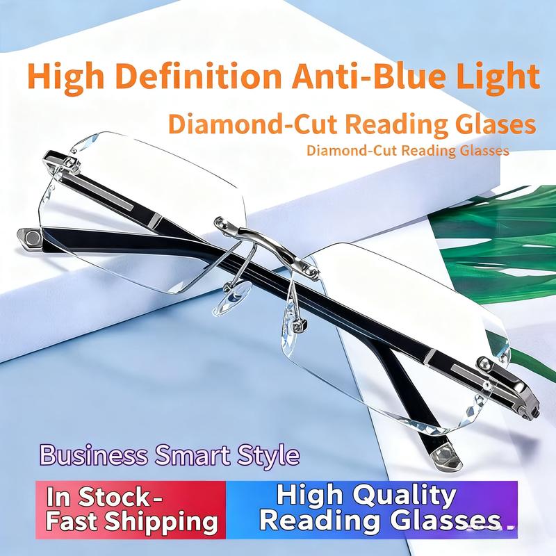 Presbyopia Glasses with Smart Auto-Zoom Feature and Anti-Blue Light Protection, Designed for Versatile Use on Computer, TV, and Reading, Ensuring Comfortable Wear with Soft Silicone Pads