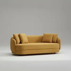 THE DUNCAN Modern French Boucle Sofa