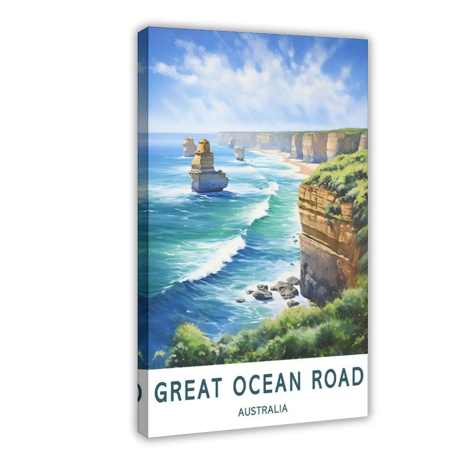 Great Ocean Road Australia City Travel Cityscape Landscape Canvas Poster Wall Art for Home Bedroom Office Dorm Room Decor