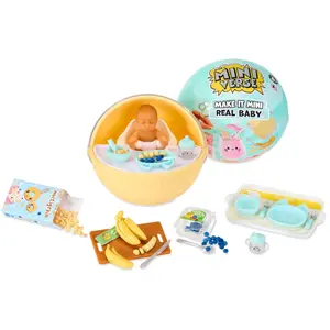 Make It Mini Real Baby Make It Mini Baby Food Collectibles - Mystery Blind Packaging, DIY, Realistic, Playset and Accessories, Toy for Girls, Gifts 8+, NOT Edible