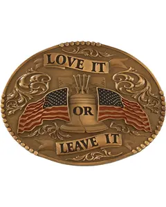 Cody James Men's Men'S Love It Or Leave With American Flag Belt Buckle - 594