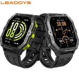 LEADOYS C32PRO GPS Outdoor Smartwatch for Men and Women, 2.02inch Big HD Screen, Precision GPS-GNSS Global Positioning, Military Standard Quality, Bluetooth Wireless Calling, All-day Health & Fitness Tracking, Wearable Wristwatch
