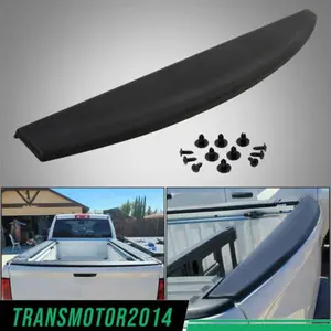 Fit For 09-18 Dodge Ram 1500 2500 3500 Tailgate Molding Top Cap Protector Black