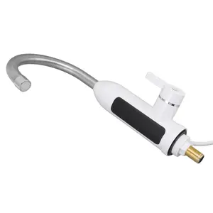 3000W Instant Water Heater Faucet IPX4 ABS Tankless Stainless Steel Kitchen Heating Tap for Home US Plug 110V